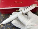 AAA Replica Cartier Roadster Ballpoint Pen - White Precious resin